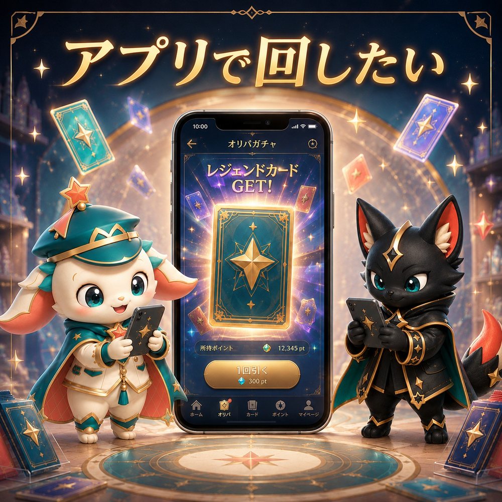 アプリで回したいオリパ特集